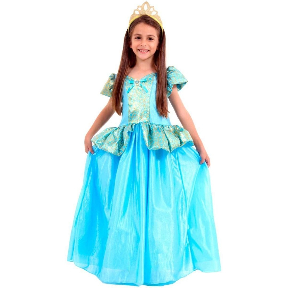 Fantasia Cinderela Infantil Luxo Princesas Disney G 9-12