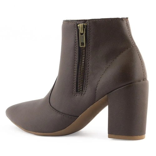 botas bico fino salto baixo