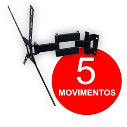 Suporte Articulado Pr-500 (5 Movimentos) Plasma, Led, Oled, Smart Tv, 4k, 3d Até 56'- Prismatic Menor preço em Suporte Articulado Pr-500 (5 Movimentos) Plasma, Led, Oled, Smart Tv, 4k, 3d Até 56'- Prismatic