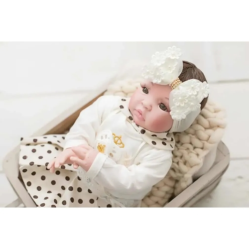 Bebe Reborn Corpo De Pano Princesa Completa 23 Itens no Shoptime