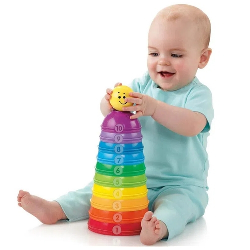 Fisher price torre de potinhos coloridos Clearance