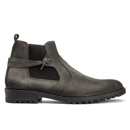 bota chelsea cinza