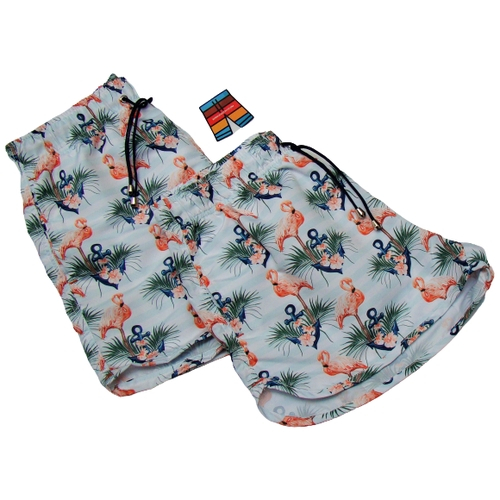 short casal flamingo