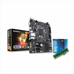 Kit Processador Intel + Placa Gigabyte + 4gb Ddr4 Kingston Menor preço em Kit Processador Intel + Placa Gigabyte + 4gb Ddr4 Kingston