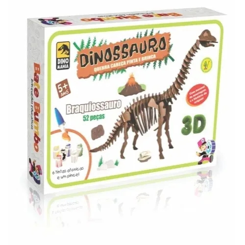 Quebra Cabeça 3D Dinossauro Braquiossauro