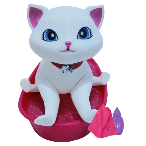 Brinquedo Para Cães Vinil e Plush Gata Pink The Pets Brasil