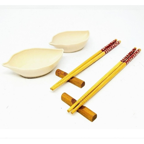 Kit Oriental 6 Peças para Comida Japonesa