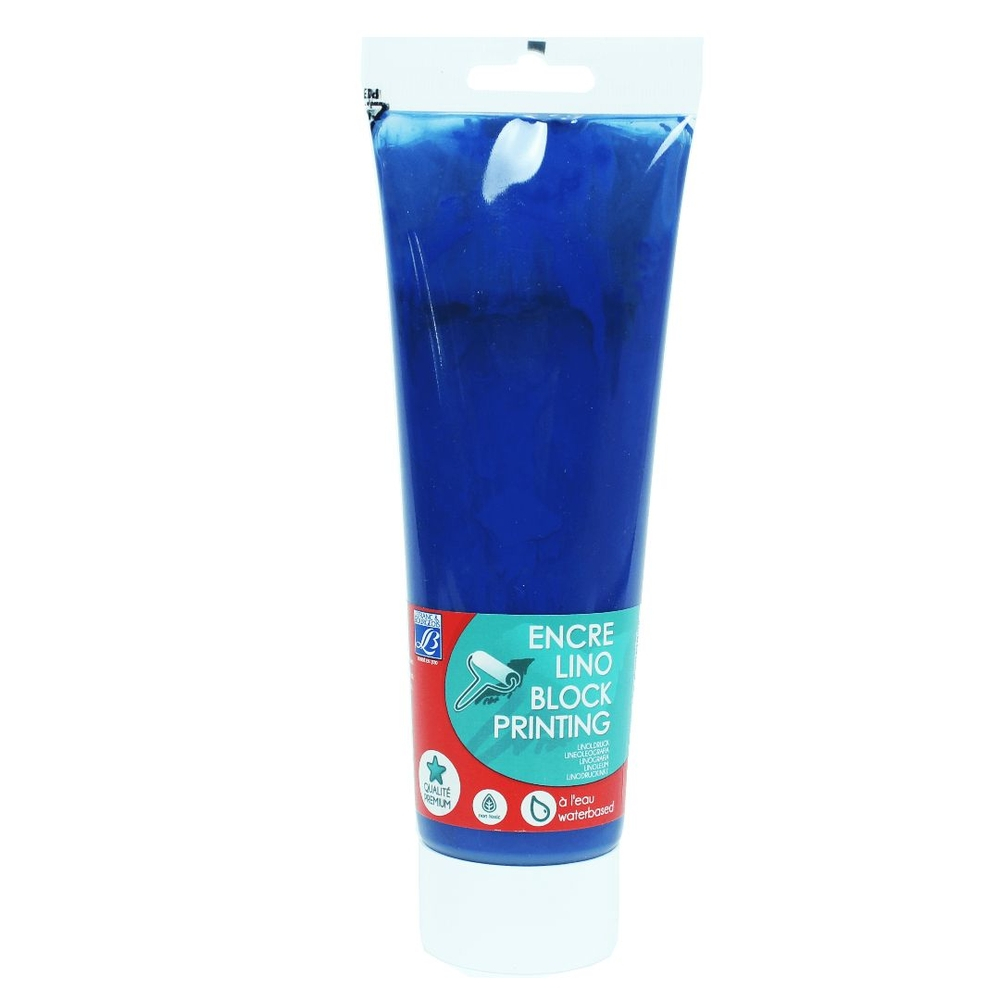 Tinta para Linoleogravura Lefranc & Bourgeois 250ml Brilliant Blue em Promoção Ofertas na