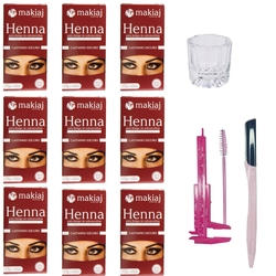 9 Henna Makiaj Sobrancelha+Kit Acessórios P/ Design+Dappen é boa?