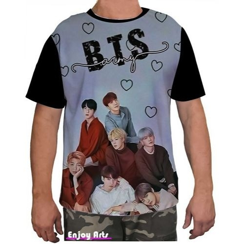 camisa do bts masculina