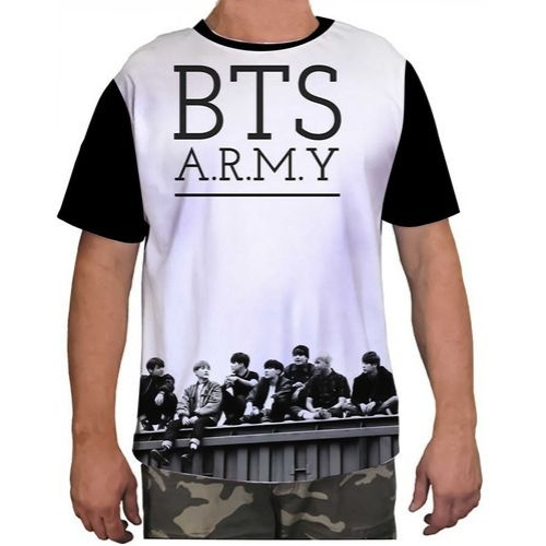 camisa do bts masculina