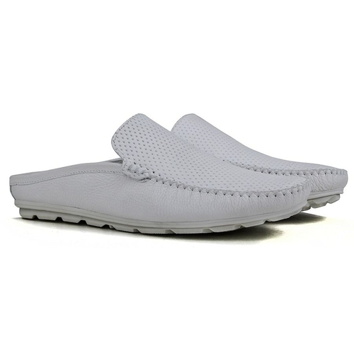 mocassim branco masculino