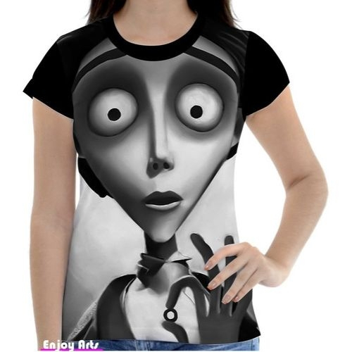 Camisa Camiseta Feminina A Noiva Cadaver Filme Tim Burton Nas Americanas