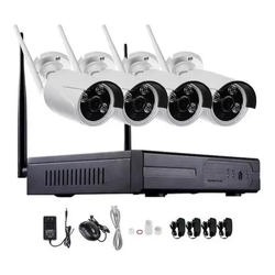Kit Nvr 4 Cameras Sem Fio Hd Menor preço em Kit Nvr 4 Cameras Sem Fio Hd