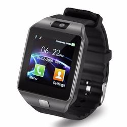 Menor preço em Relogio 2017 Smart Watch Dz09 Android Celular Chip Bluetooth Preto