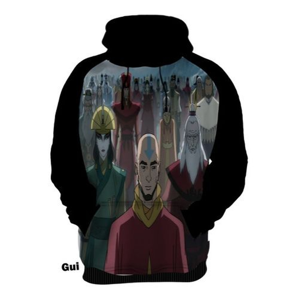 avatar korra moletom com capuz