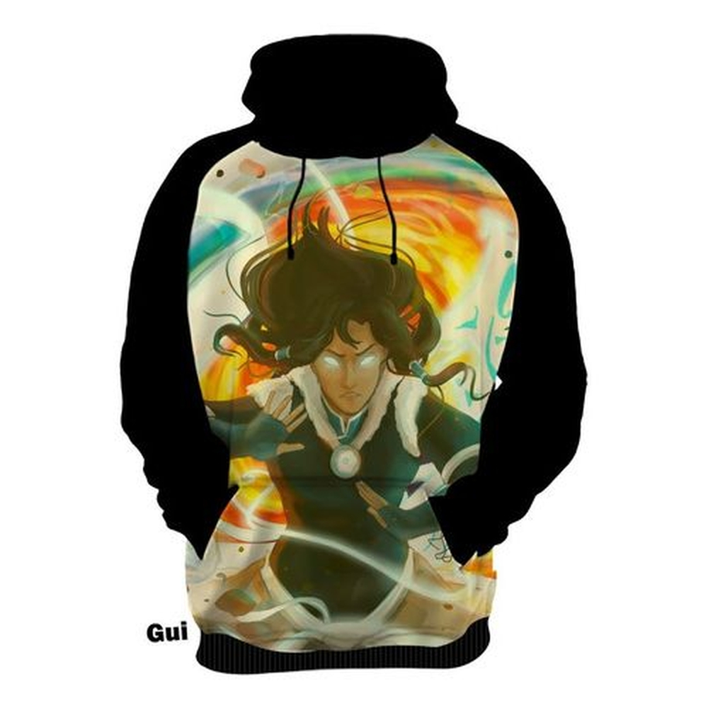 avatar korra moletom com capuz