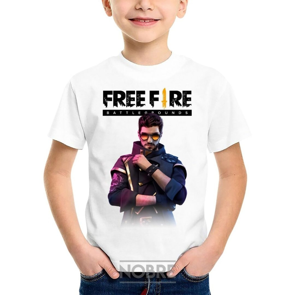 camiseta free fire adulto