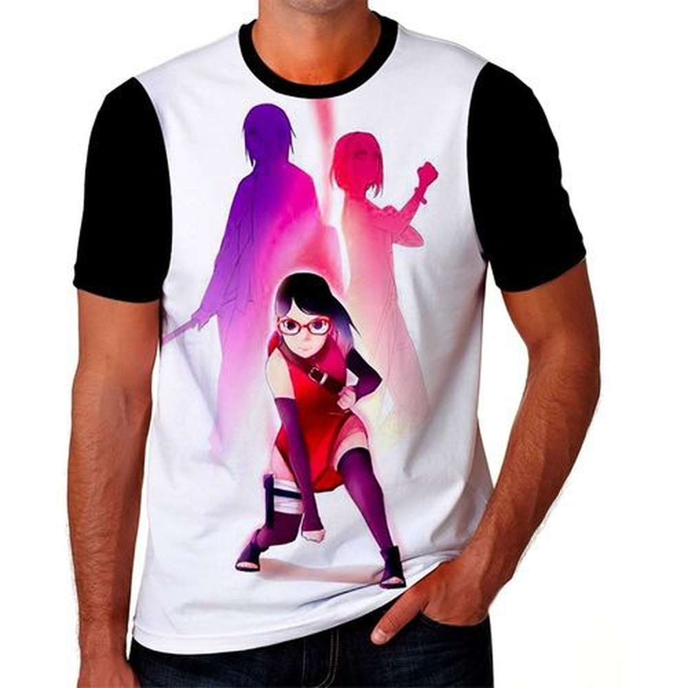 Blusa Moletom Casaco Sarada Uchiha Naruto Anime Desenho 06 em Promoção na  Americanas