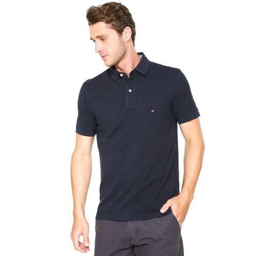 polo tommy hilfiger azul