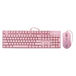Kit Gamer Motospeed CK700 - Teclado Óptico-Mecânico LED ANSI + Mouse V70 RGB Rosa FMSCB0080RSA Menor preço em Kit Gamer Motospeed CK700 - Teclado Óptico-Mecânico LED ANSI + Mouse V70 RGB Rosa FMSCB0080RSA