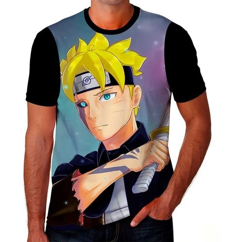 Naruto Uzumaki Animation Anime T-shirt infantil, roupas masculinas