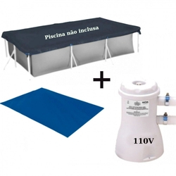 Kit Capa + Forro para Piscina de 3700 Lts Mor + Bomba Filtrante 110v 2200 L/H é boa?