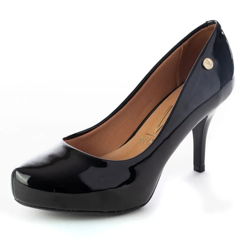 scarpin vizzano meia pata embutida vermelho