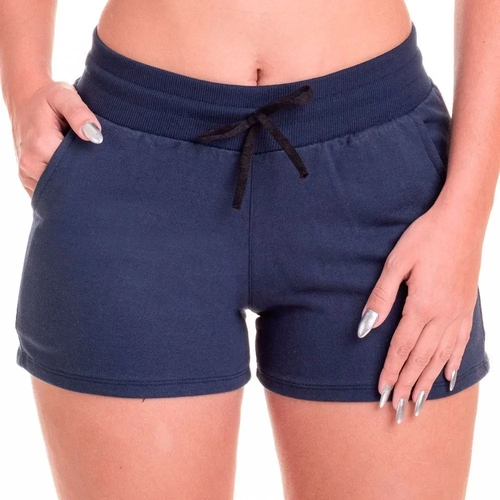 shorts feminino moleton