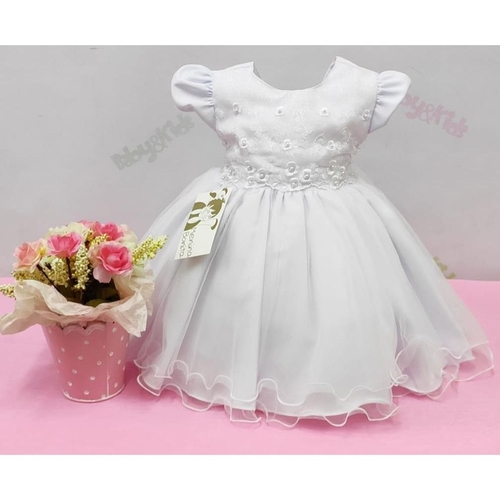 vestido para batizado menina