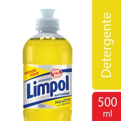 Detergente Limpol Neutro 500ml Menor preço em Detergente Limpol Neutro 500ml