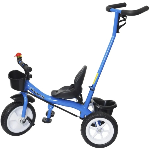 Triciclo Infantil com Haste Empurrador Pedal Motoca Velotrol 2 em 1  Brinqway BW-082RS Rosa - BEST SALE SHOP