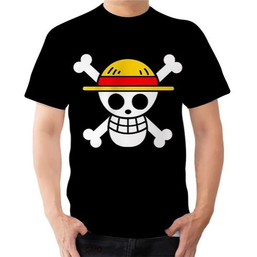 Camisa Camiseta One Piece Anime Desenho Caveira Simbolo 2 Em Promocao Ofertas Na Americanas