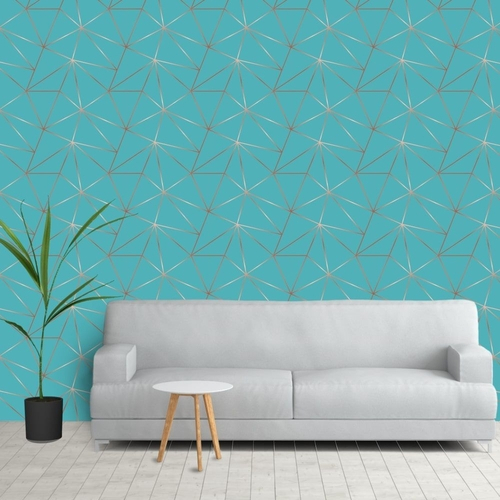 Featured image of post Papel De Parede Arabesco Azul Tiffany