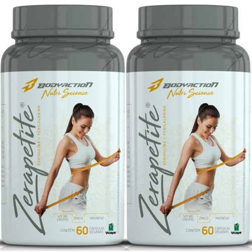 Qual o preço do(a)2 Potes Zerapetite Espirulina com Fenilalanina 60 cápsulas Body Action 2 Potes Zerapetite Espirulina com Fenilalanina 60 cápsulas Body Action