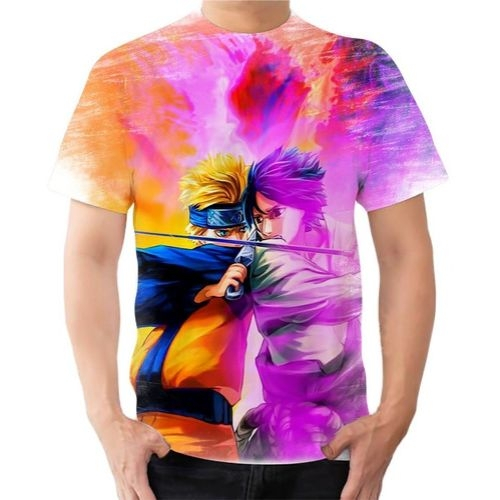 camiseta tie dye naruto