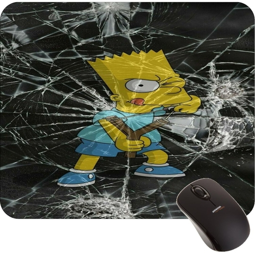 Mousepad Bart Simpson Desenho Infantil Simpsons Tv Nas Americanas