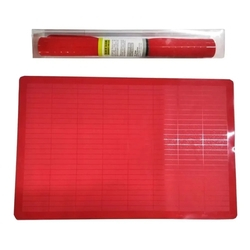Tapete Folha Culinário de Silicone Antiaderente 43 cm Vermelho - Mimo Style Menor preço em Tapete Folha Culinário de Silicone Antiaderente 43 cm Vermelho - Mimo Style