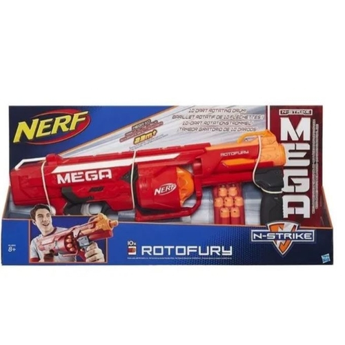 Lançador Nerf Mega Munição Rotofury Hasbro em Promoção na Americanas