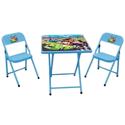 Conjunto de Mesa Infantil Carros com 2 Cadeiras Açomix Menor preço em Conjunto de Mesa Infantil Carros com 2 Cadeiras Açomix