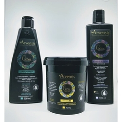 Kit Arvensis Cachos Condicionador +mascara 2x1 + Ativ.500ml Menor preço em Kit Arvensis Cachos Condicionador +mascara 2x1 + Ativ.500ml