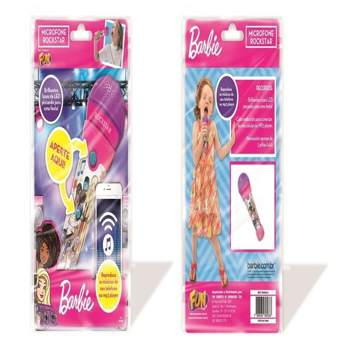 Microfone infantil barbie Outlet