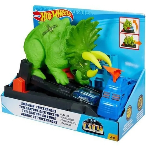 Pista Hot Wheels Ataque Triceratops