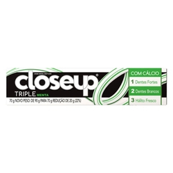 Creme Dental Close Up Triple Menta 70g é boa?