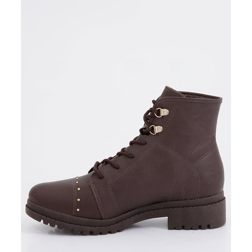 bota feminina cano curto tachas mississipi