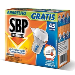 Inseticida Eletrico Liquida 45 Noite Aparelho com Refil 35ml 1 UN SBP Menor preço em Inseticida Eletrico Liquida 45 Noite Aparelho com Refil 35ml 1 UN SBP