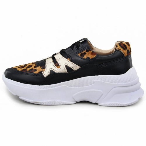 tênis sneaker rock fit couro nobuck