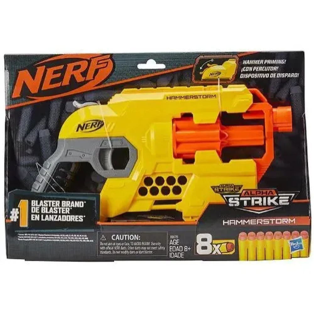 Lançador Nerf Alpha Strike Hammerstorm Habro no Shoptime