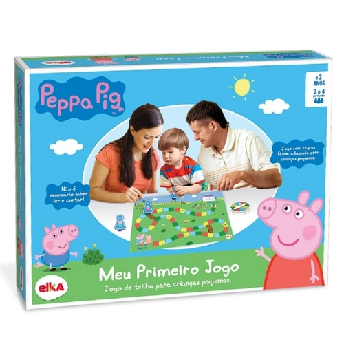 Meu Primeiro Jogo Peppa Pig - Jogo De Trilha - Elka em Promoção na