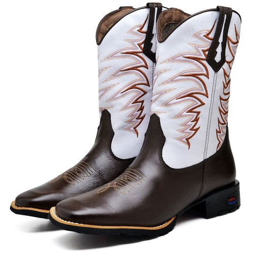 bota texana masculina cano alto